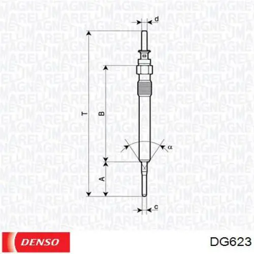 DG-623 Denso bujía de incandescencia