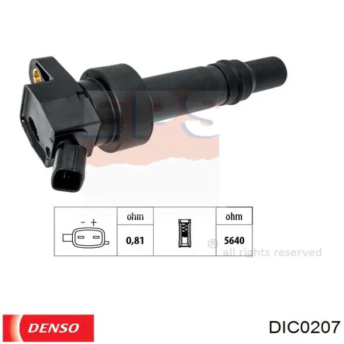 DIC-0207 Denso bobina de encendido