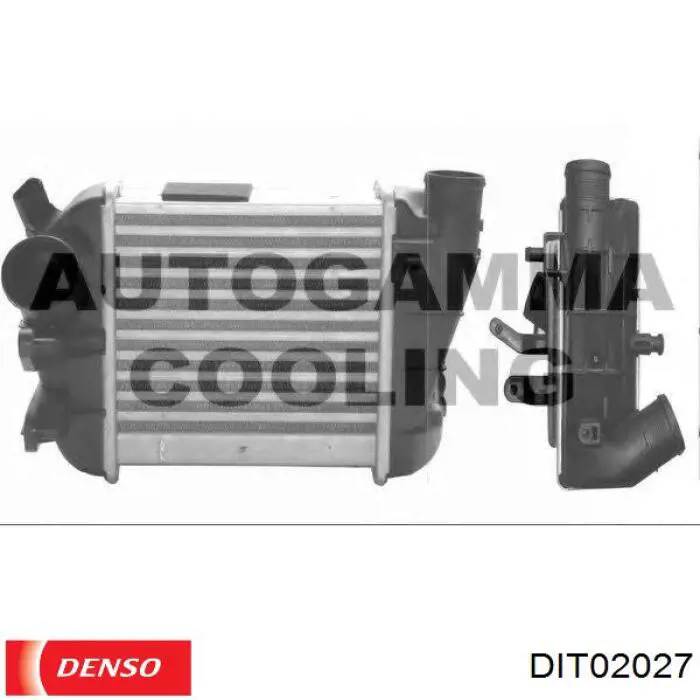 DIT02027 Denso radiador de aire de admisión