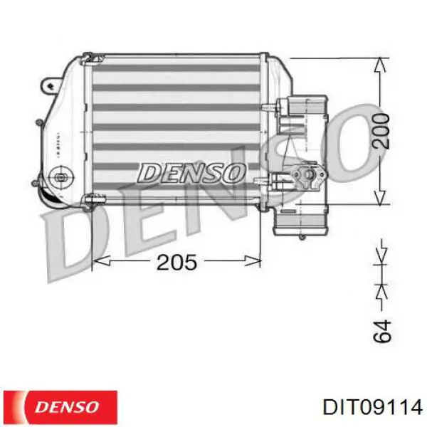Enfriador de aire de admisión Fiat/Alfa/Lancia 51964106