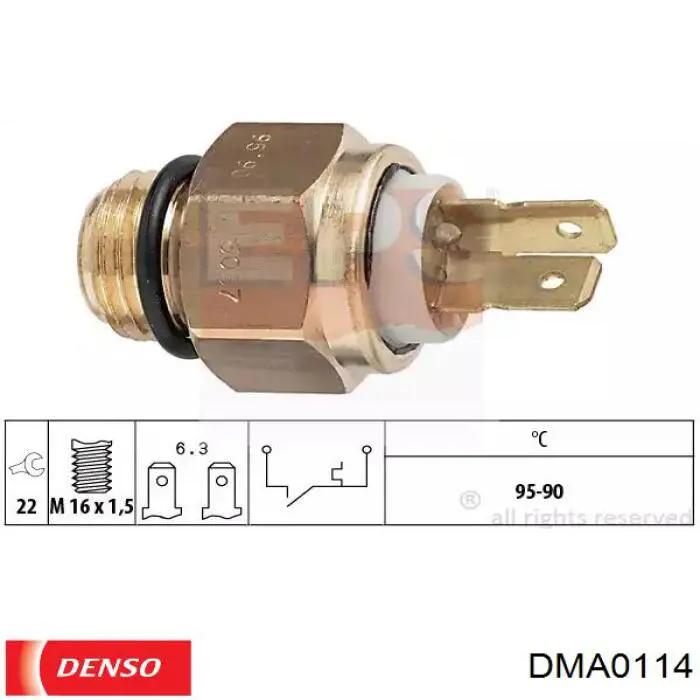 Comprar DMA0114 Denso Sensor de masa de aire