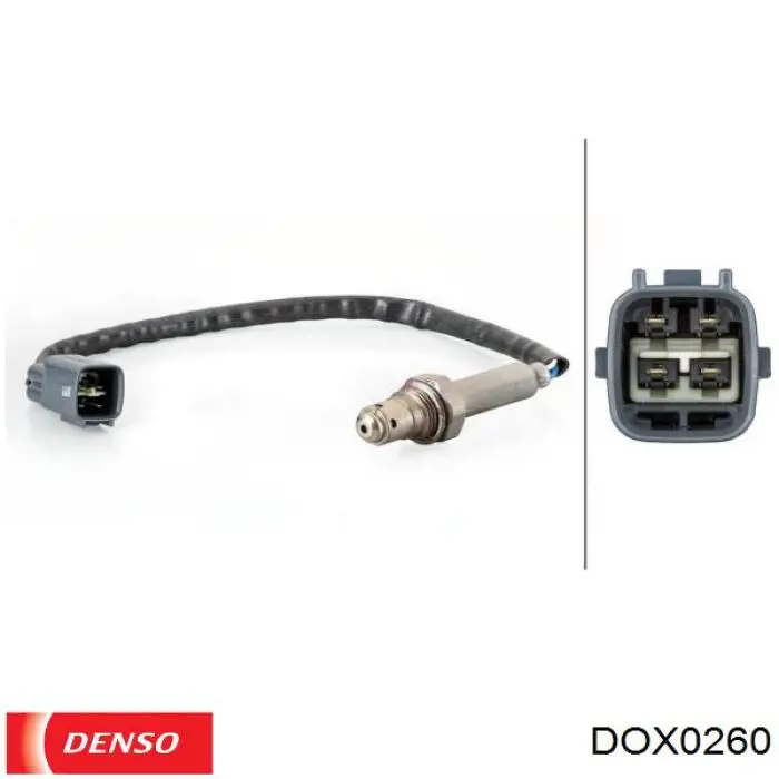 DOX-0260 Denso sonda lambda, sensor de oxígeno antes del catalizador izquierdo