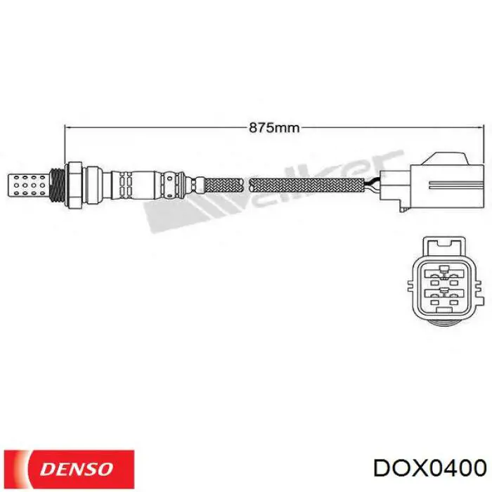 DOX0400 NPS sonda lambda sensor de oxigeno post catalizador