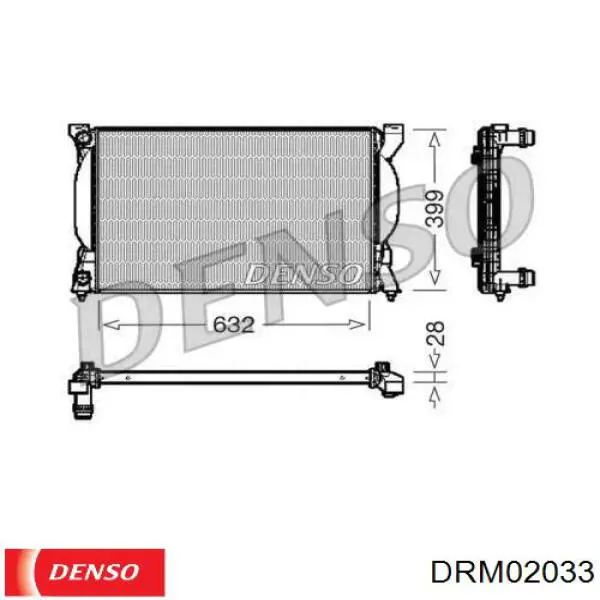 DRM02033 Denso radiador