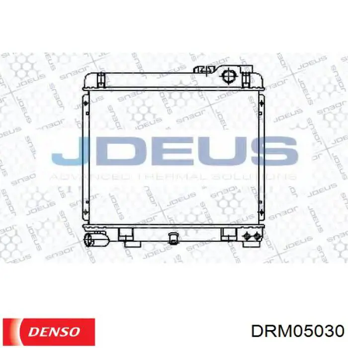 DRM05030 Denso radiador refrigeración del motor