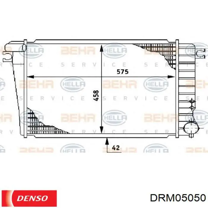 17111707508 BMW Refrigeración del motor