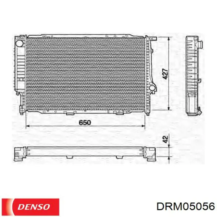 DRM05056 Denso radiador