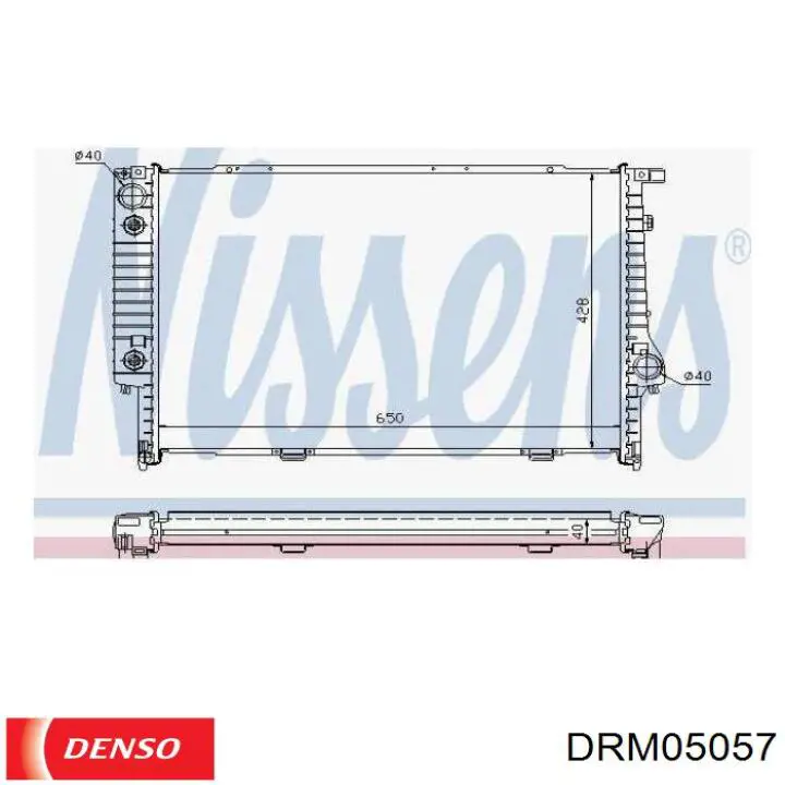DRM05057 Denso radiador