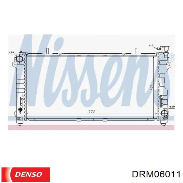 DRM06011 Denso radiador