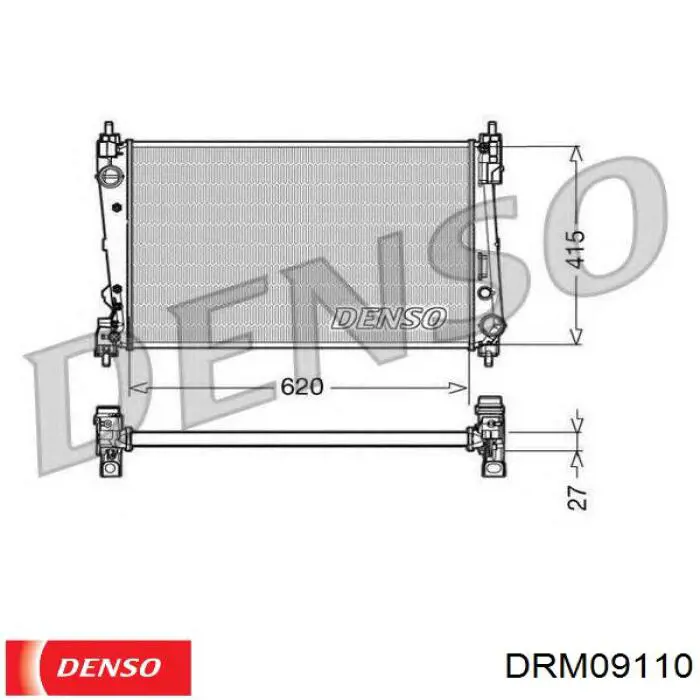 Comprar DRM09110 Denso Radiador de auto