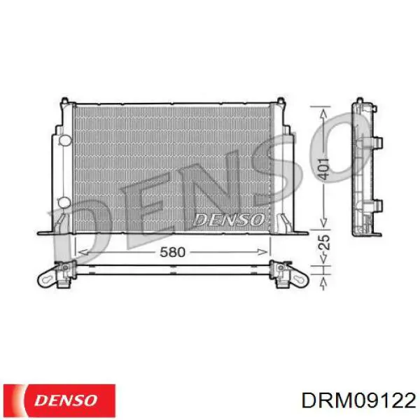 Comprar DRM09122 Denso Radiador de auto