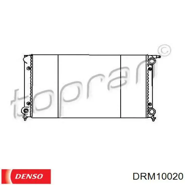 DRM10020 Denso radiador