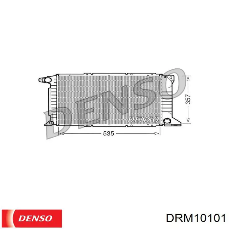 DRM10101 Denso radiador