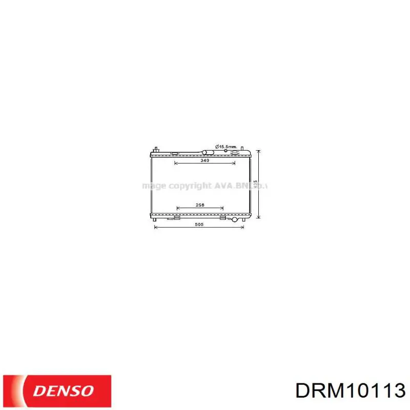 Radiador de água Ford 1772874
