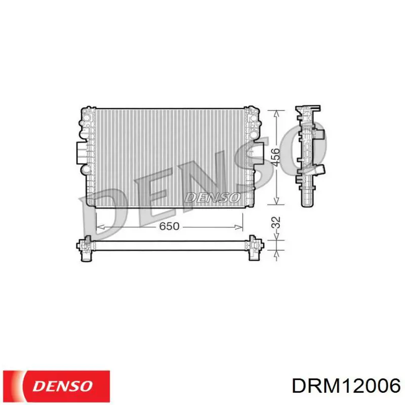 DRM12006 Denso radiador