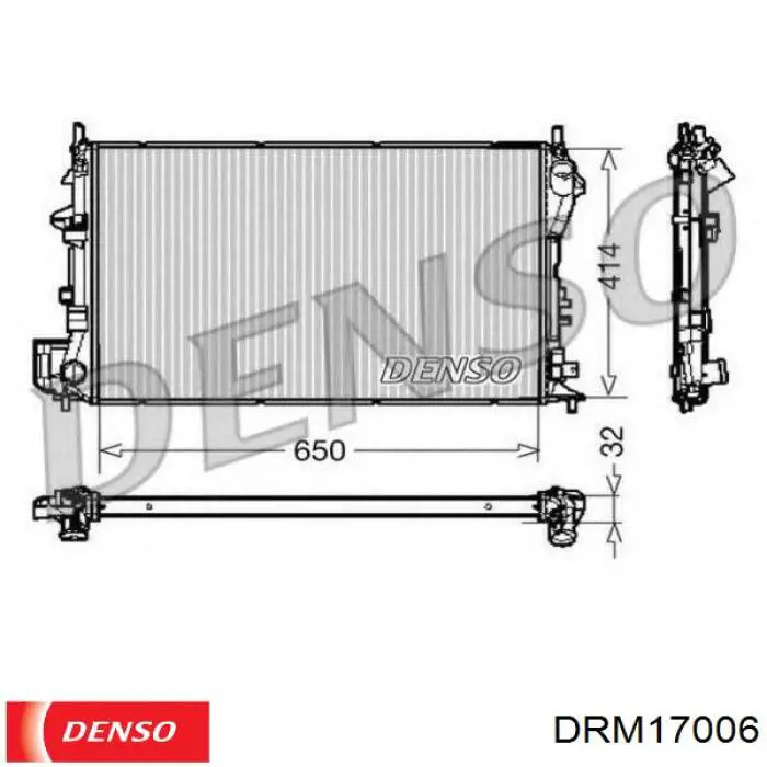 Água radiador Denso DRM17006 precio, desde 192,80 EUR