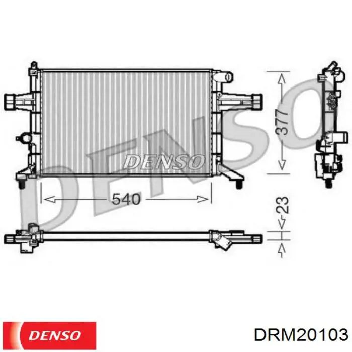 Comprar DRM20103 Denso Radiador de auto