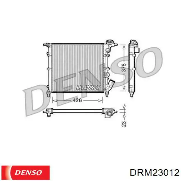 DRM23012 Denso radiador refrigeración del motor