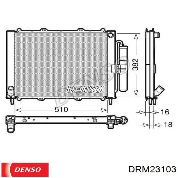 Aire acondicionado capacitor Denso DRM23103 precio, desde 104,54 EUR
