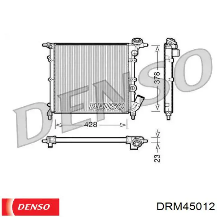 Radiador de água AVA FP48A1360AV
