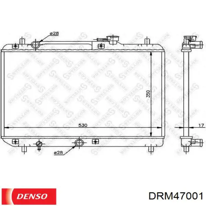 Radiador de água Suzuki 1770060G01000