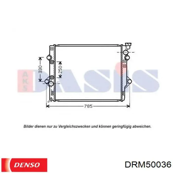 Comprar DRM50036 Denso Radiador de auto