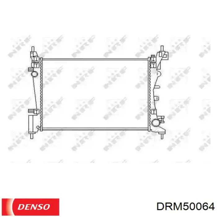 DRM50064 Denso radiador refrigeración del motor