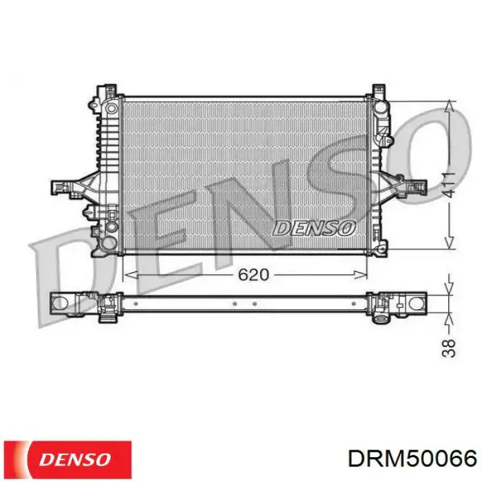 DRM50066 Denso radiador