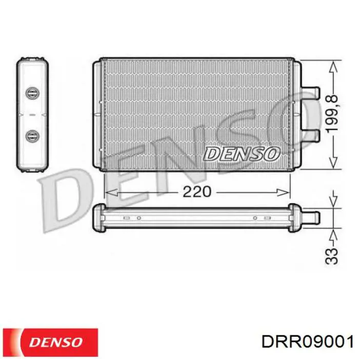 Radiador de calefacción Fiat Bravo 1 182