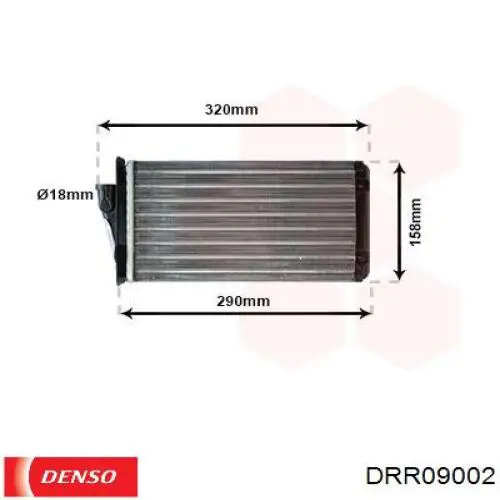 Radiador de calefacción Fiat Bravo 1 182