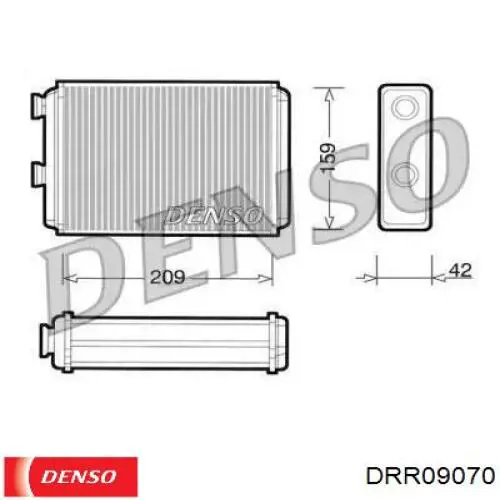 Comprar DRR09070 Denso Radiador calefacción