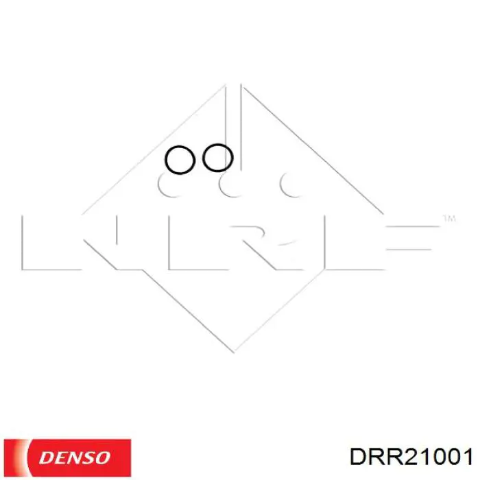 DRR21001 Denso radiador de calefacción