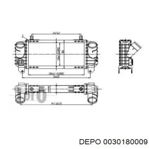 Radiador de aire de admisión Audi A2 8Z0