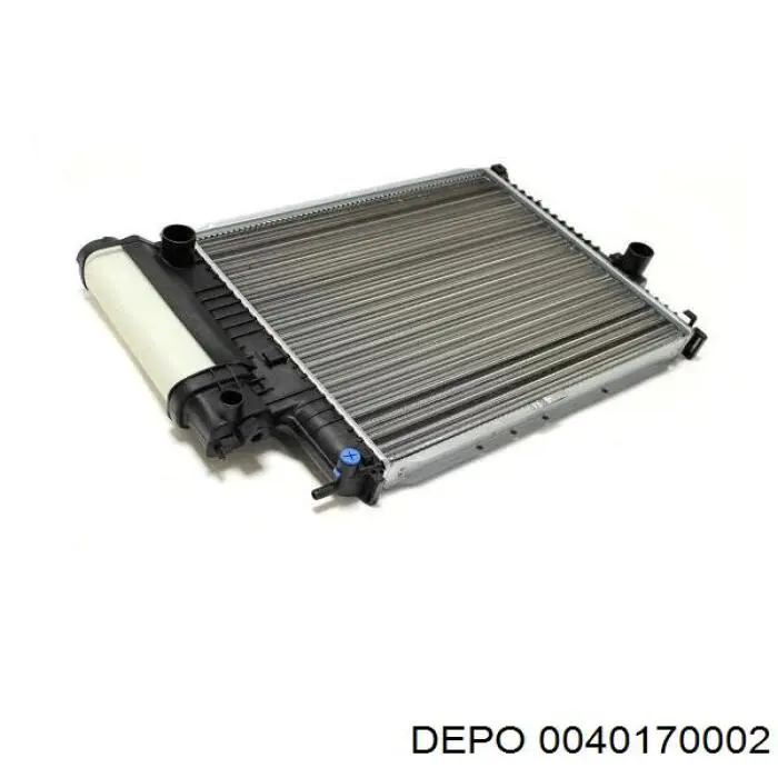 004-017-0002 Depo/Loro radiador refrigeración del motor