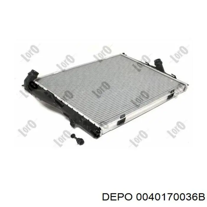 004-017-0036-B Depo/Loro radiador refrigeración del motor