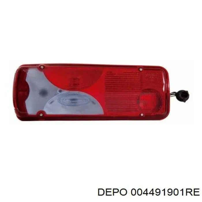 Cristal de luz trasera derecha 004491901RE Depo/Loro/Abakus