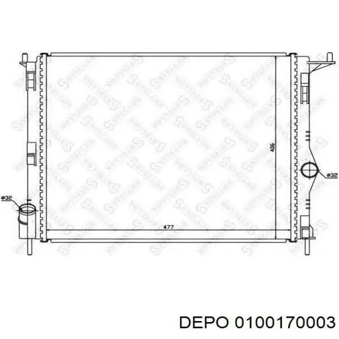Radiador de água Polcar 280108A1