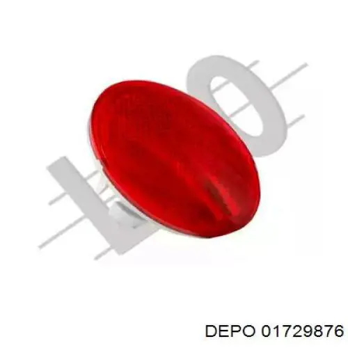 017-29-876 Depo/Loro reflector, parachoques trasero, derecho