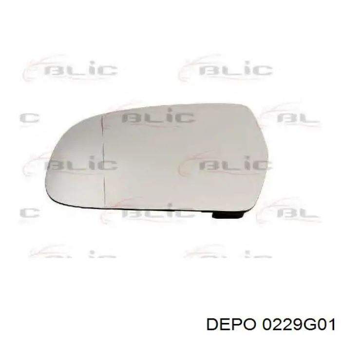 0229G01 Depo/Loro cristal de espejo retrovisor exterior izquierdo