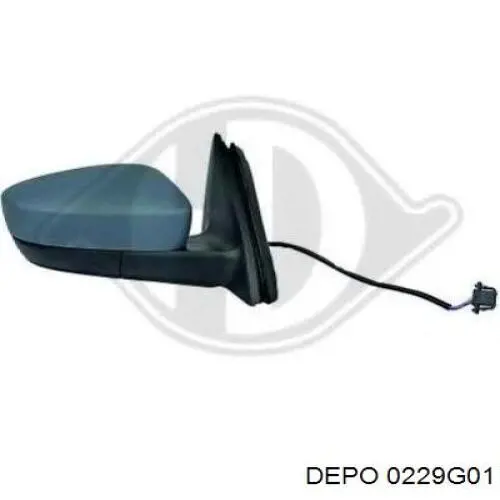 SADM1016EL Signeda Cristal de espejo retrovisor exterior izquierdo