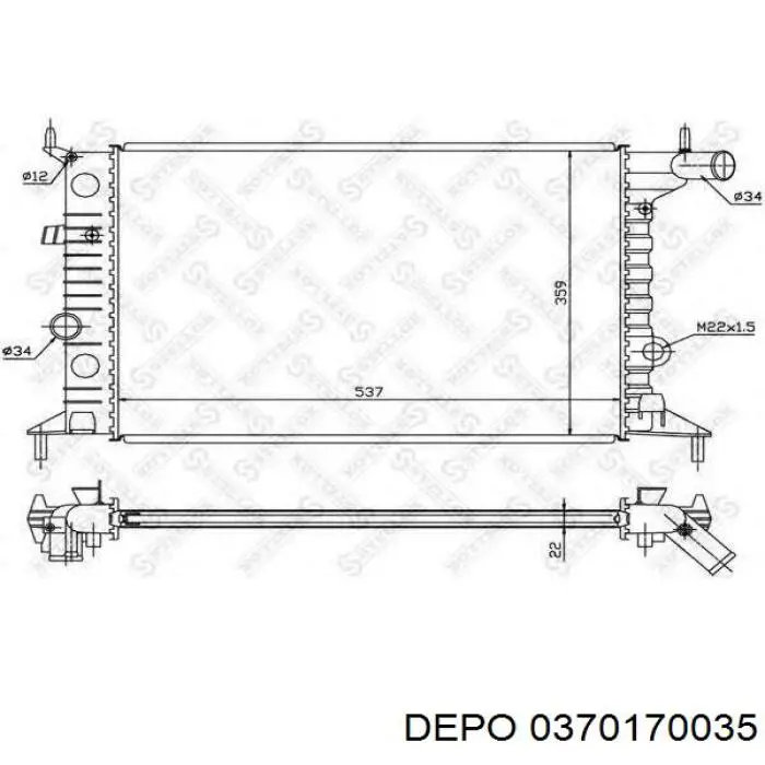 037-017-0035 Depo/Loro radiador