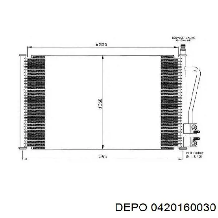 042-016-0030 Depo/Loro condensador aire acondicionado
