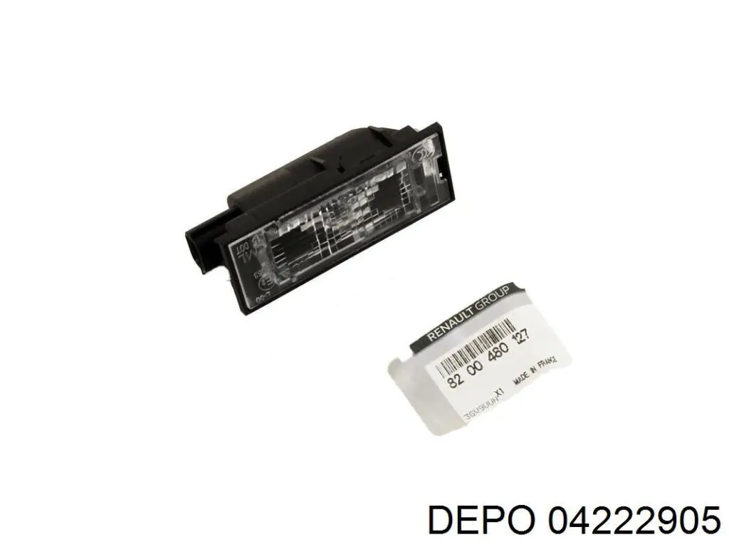 04222905 Depo/Loro/Abakus Luz de matricula