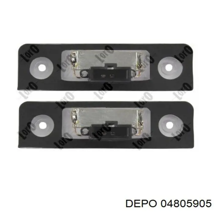 Lampara de matricula Depo/Loro/Abakus 04805900 precio, desde 11,88 EUR