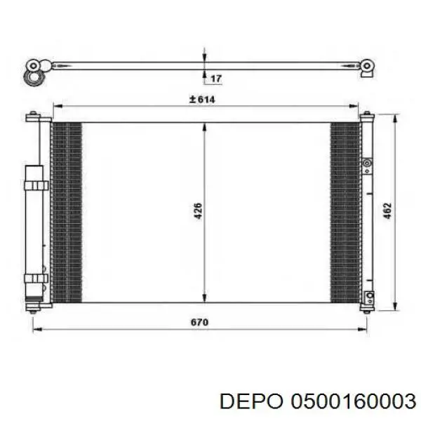 050-016-0003 Depo/Loro condensador aire acondicionado