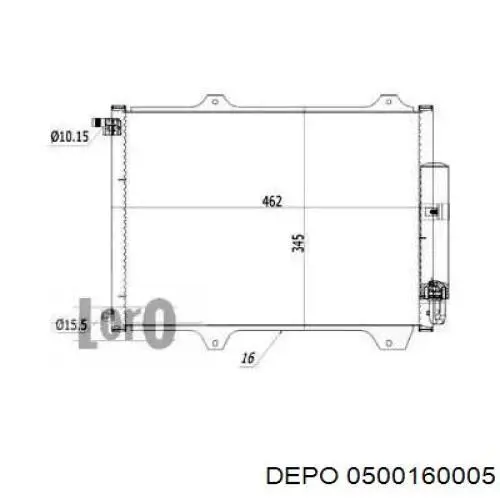 050-016-0005 Depo/Loro condensador aire acondicionado