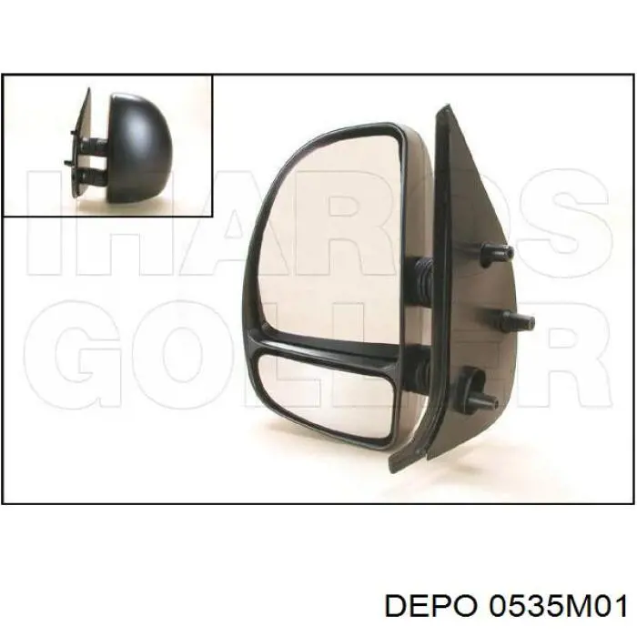 Comprar 1325627080 Peugeot/Citroen Espejo de retrovisor izquierdo