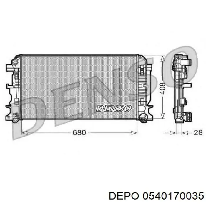 054-017-0035 Depo/Loro radiador
