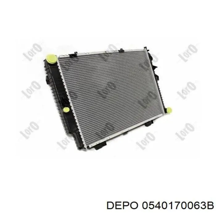 054-017-0063-B Depo/Loro radiador refrigeración del motor