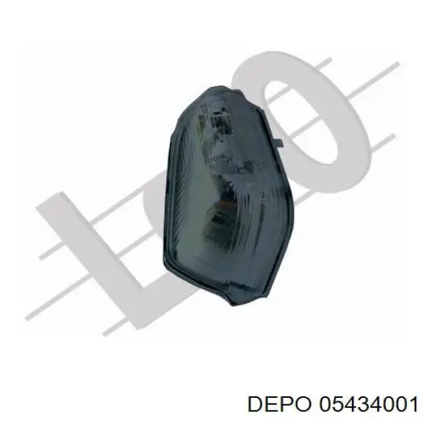 054-34-001 Depo/Loro luz intermitente de retrovisor exterior izquierdo